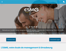 Tablet Screenshot of esmg-formation.fr